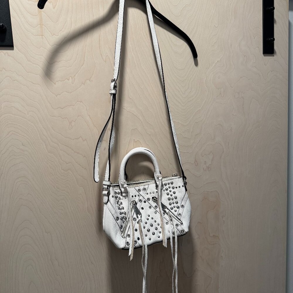 Rebecca Minkoff Micro Moto Leather Bag with Studs